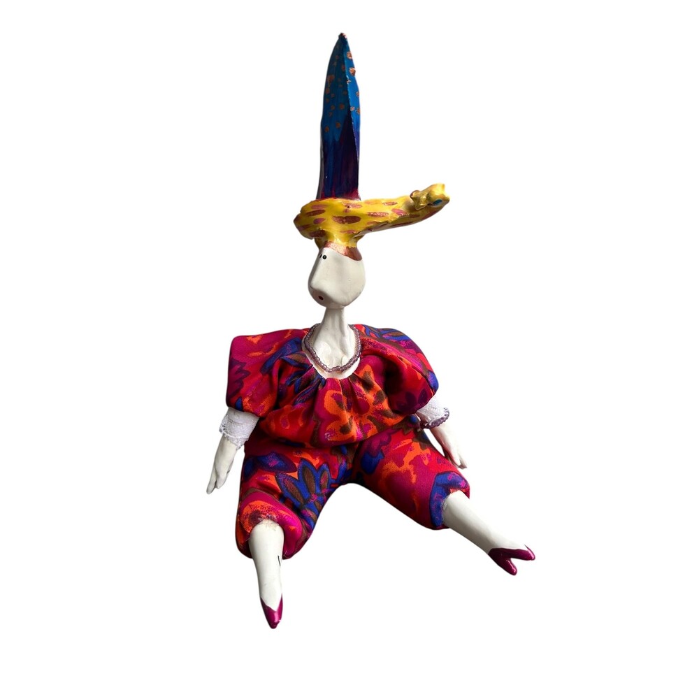 Pablo Parés for CerrilArt France: Hand-Painted Whimsical Poupée Millet Art Doll